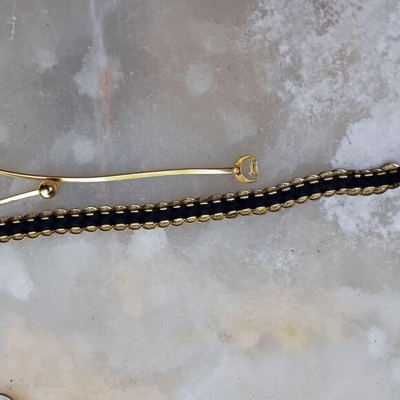 2 retro ladies gold-tone metal belts